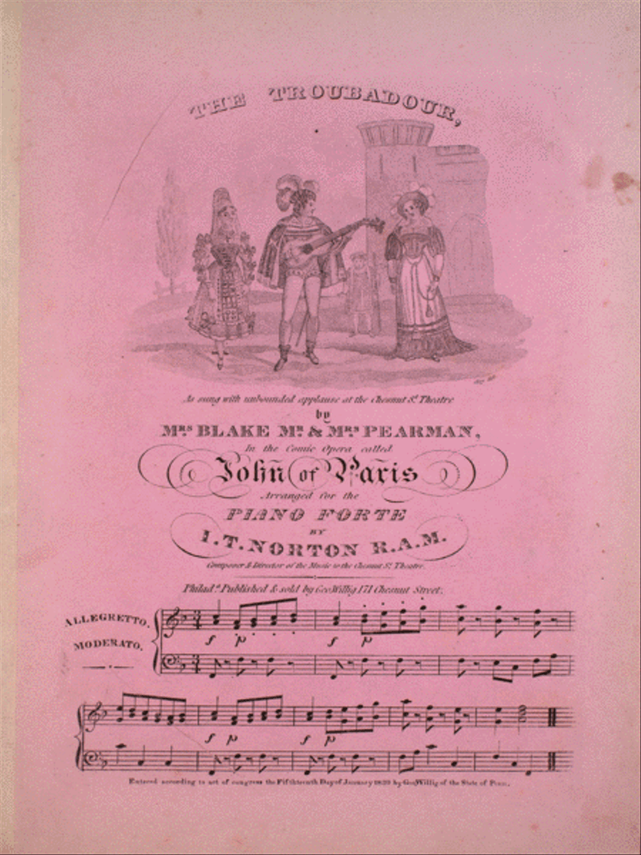 The Toubadour Voice scores gallery preview page 1