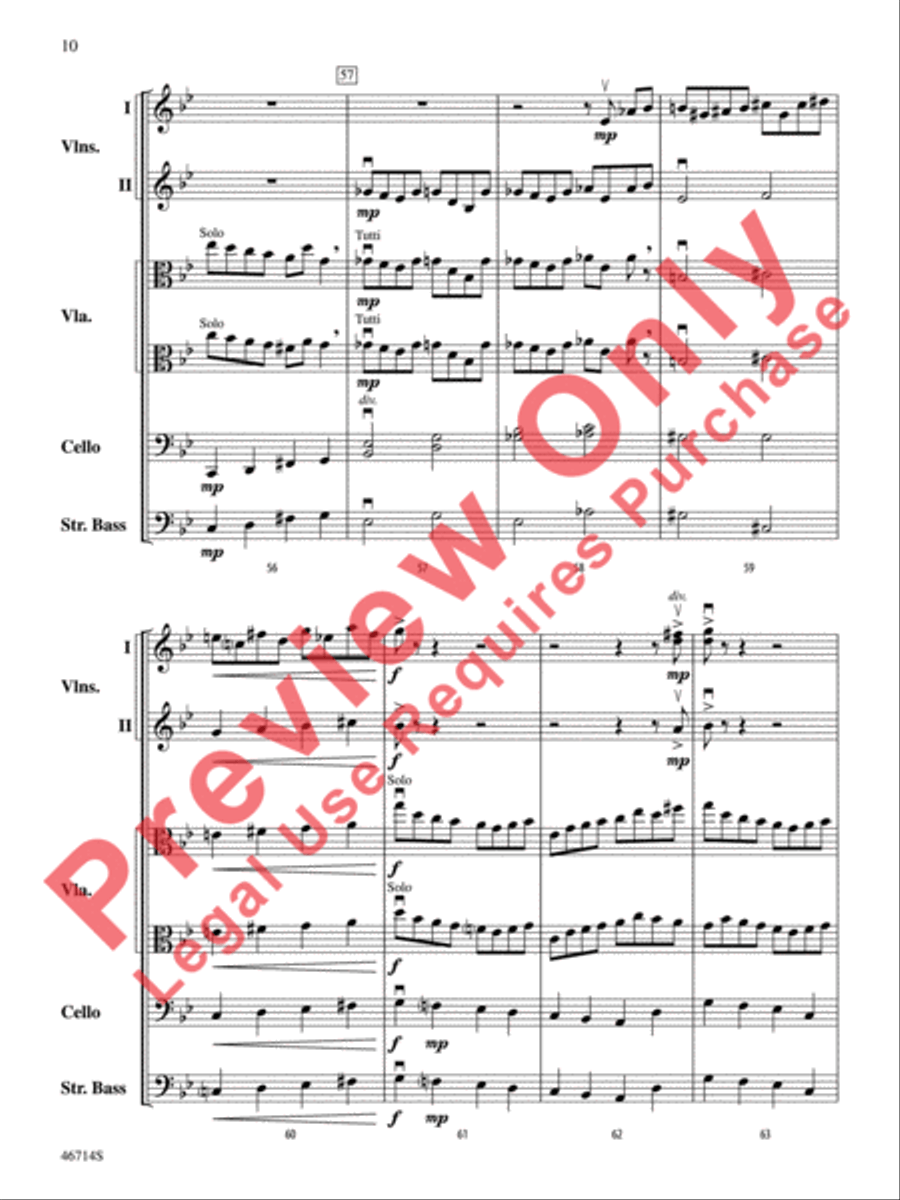 Yumiweeus String Orchestra scores gallery preview page 11