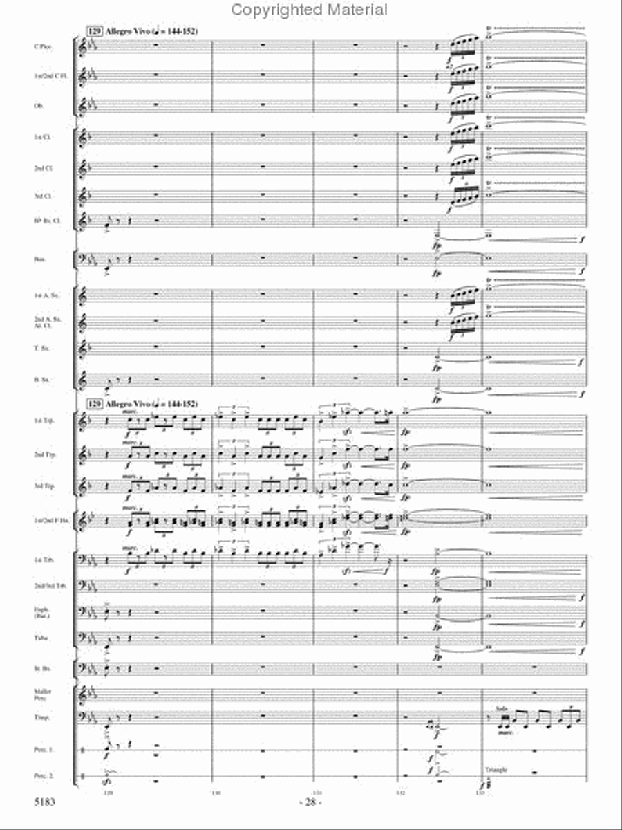 Portrait of Freedom Concert Band scores gallery preview page 27