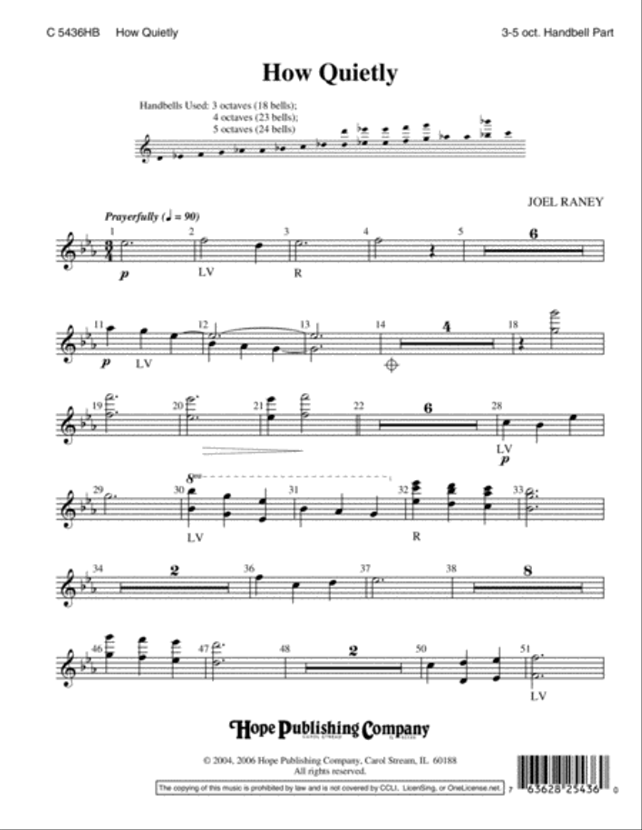 How Quietly 5-Octaves scores gallery preview page 1