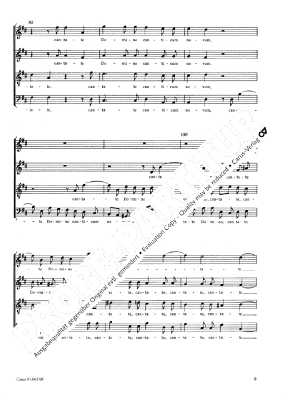 Exsulta filia Sion Exsulta filia Sion 4-Part scores gallery preview page 10