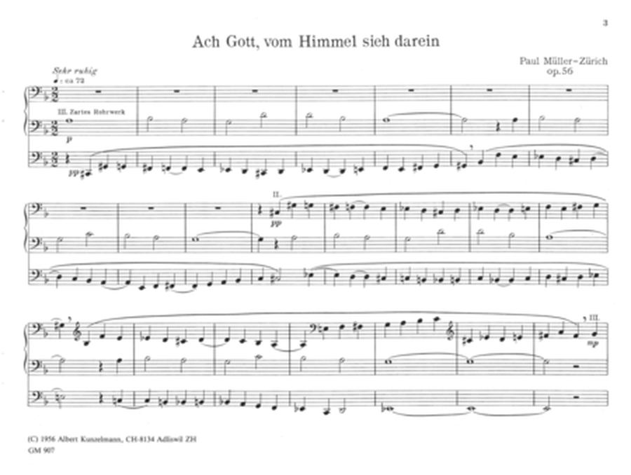 Ach Gott vom Himmel sieh darein (Oh God, look down from Heaven), Choral fantasia for organ
