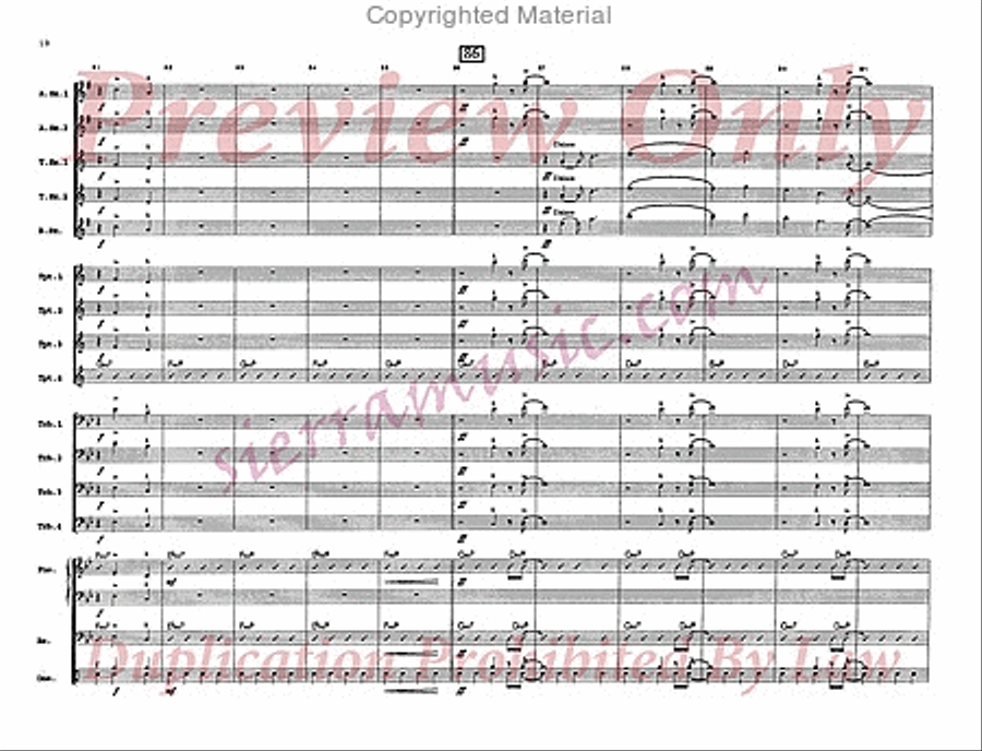Dorian Blue Big Band scores gallery preview page 11