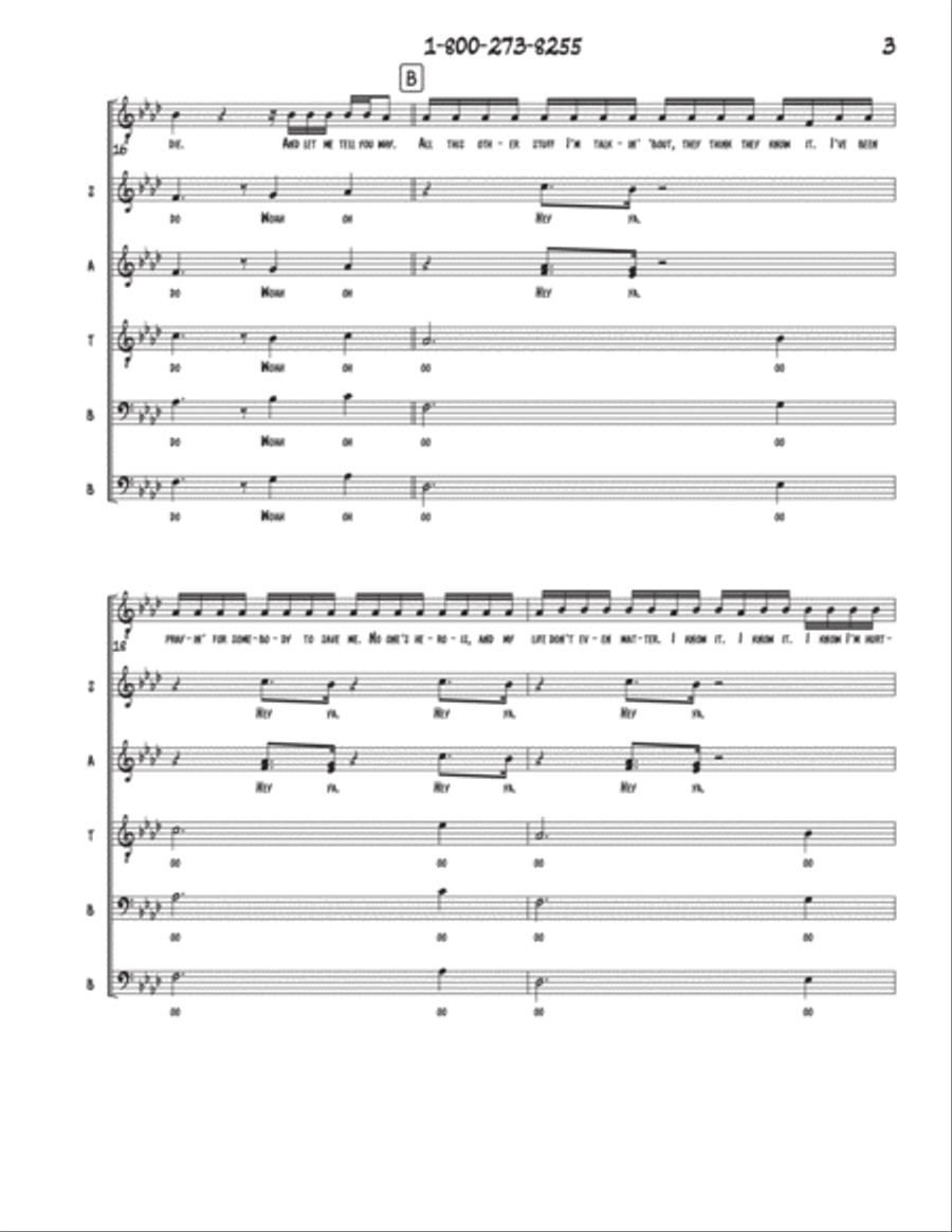 1-800-273-8255 W/juanes Divisi scores gallery preview page 3