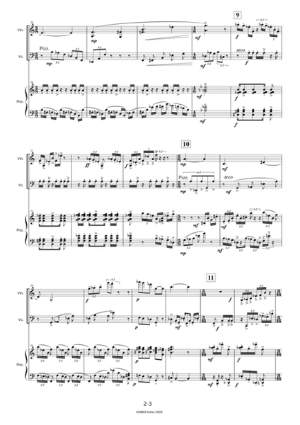 Piano Trio "Improvisation on Kupka" Op.86