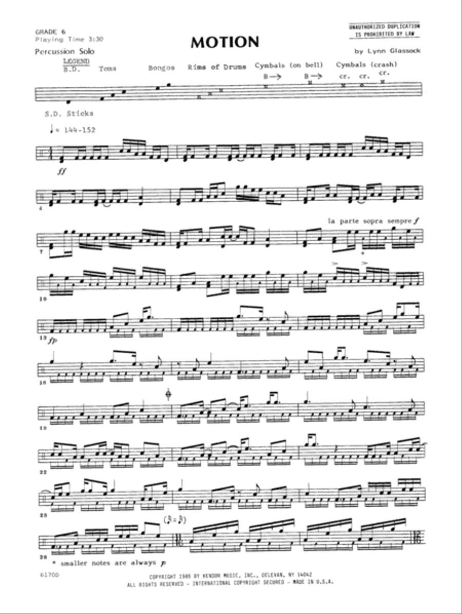 Motion Percussion scores gallery preview page 2