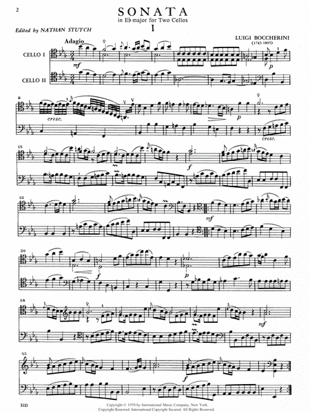 Sonata In E Flat Major