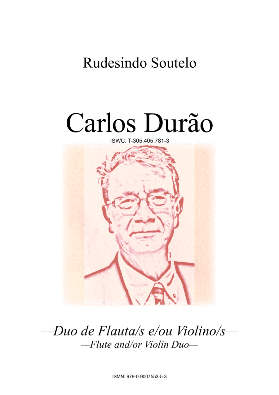 Carlos Durão (Flute and/or Violin Duo) Woodwind Ensemble scores gallery preview page 1