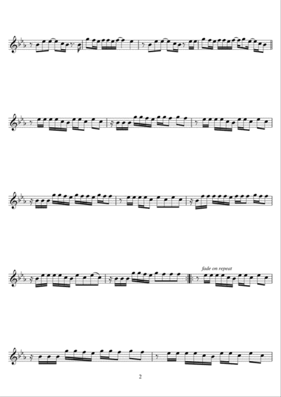 Never Ever Never Ever Flute Solo scores gallery preview page 2