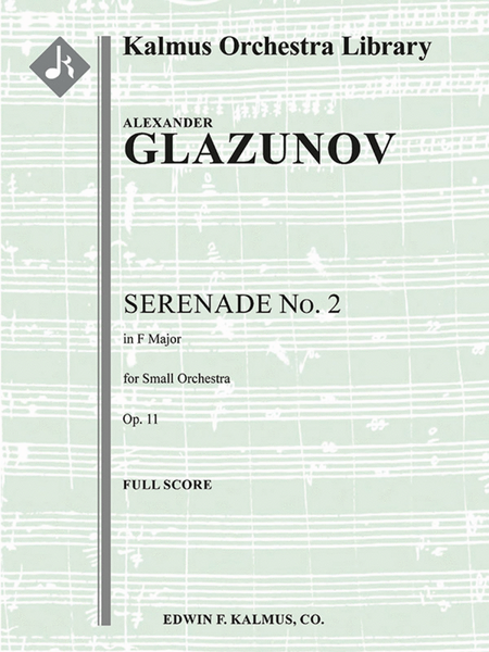 Serenade No. 2 in F Major, Op. 11