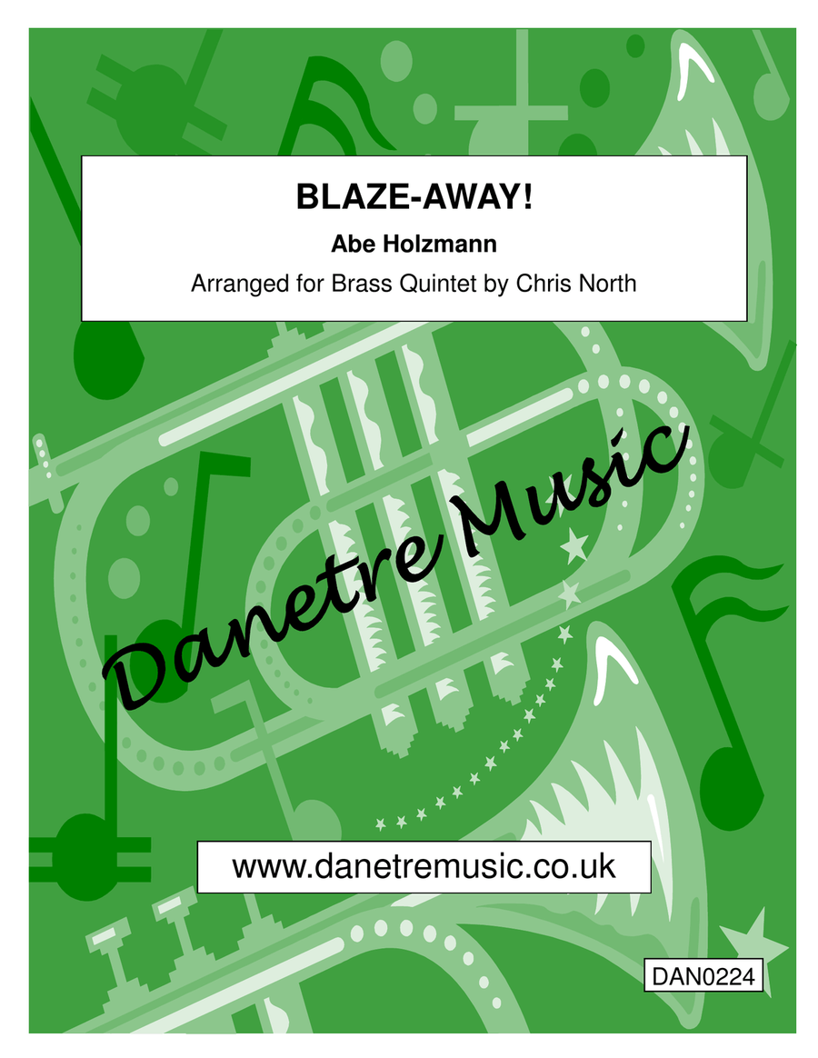 Blaze-Away (Brass Quintet) Brass Quintet scores gallery preview page 1