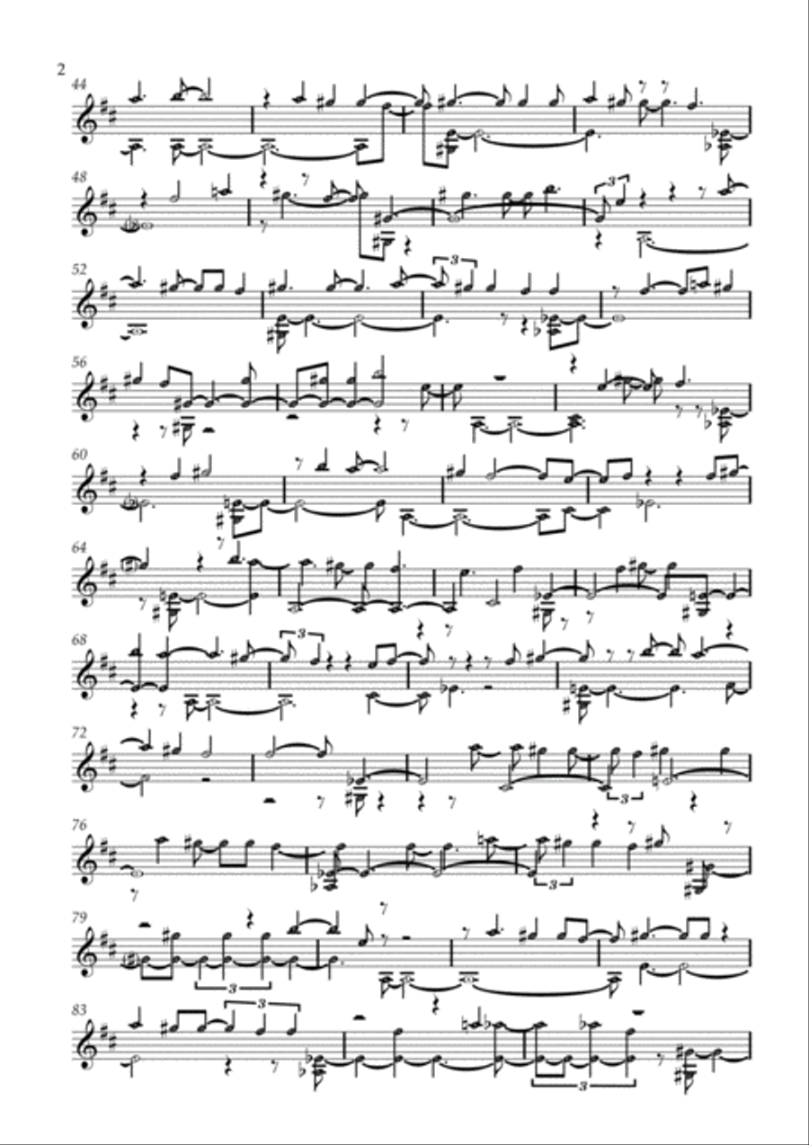 Here I Am To Worship (light Of The World) Guitar Solo scores gallery preview page 2