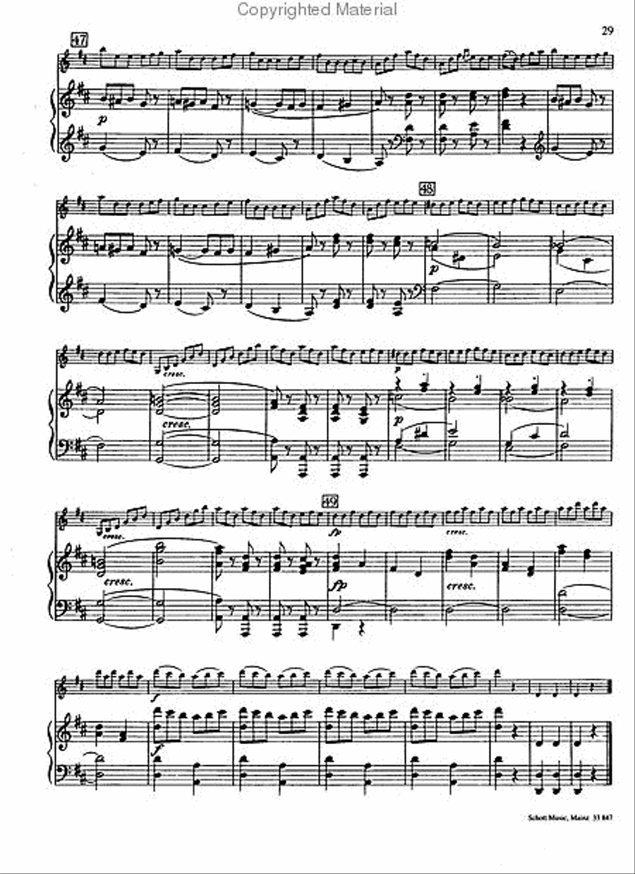 Concerto D Major KV Anh. 294A Violin Solo scores gallery preview page 5
