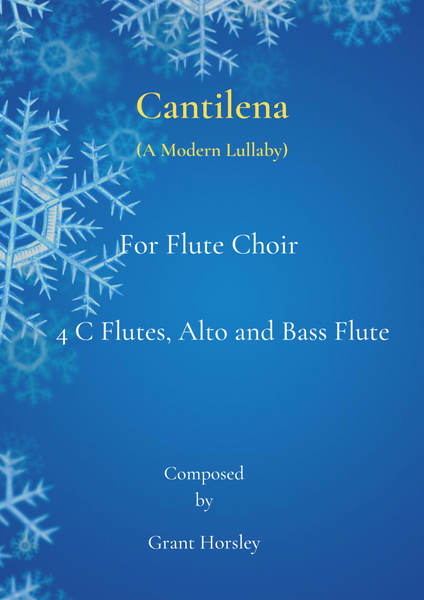 "Cantilena" A Modern Lullaby For Flute Choir image number null