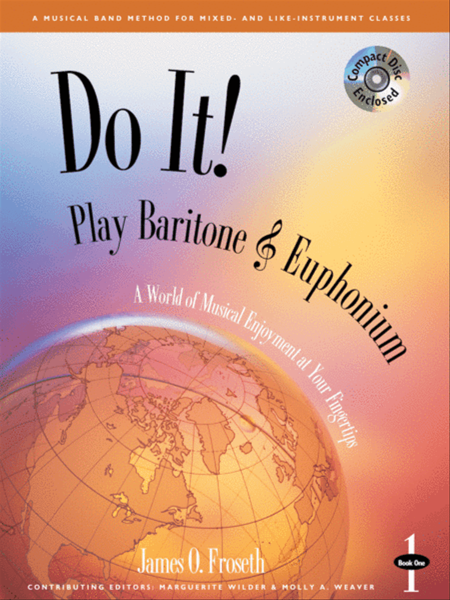 Do It! Play Baritone TC / Euphonium - Book 1 with MP3s Concert Band Methods scores gallery preview page 1