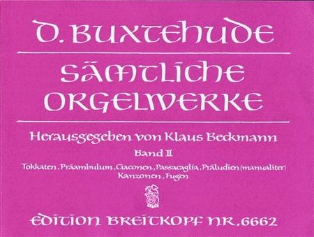 Samtliche Orgelwerke, Band II