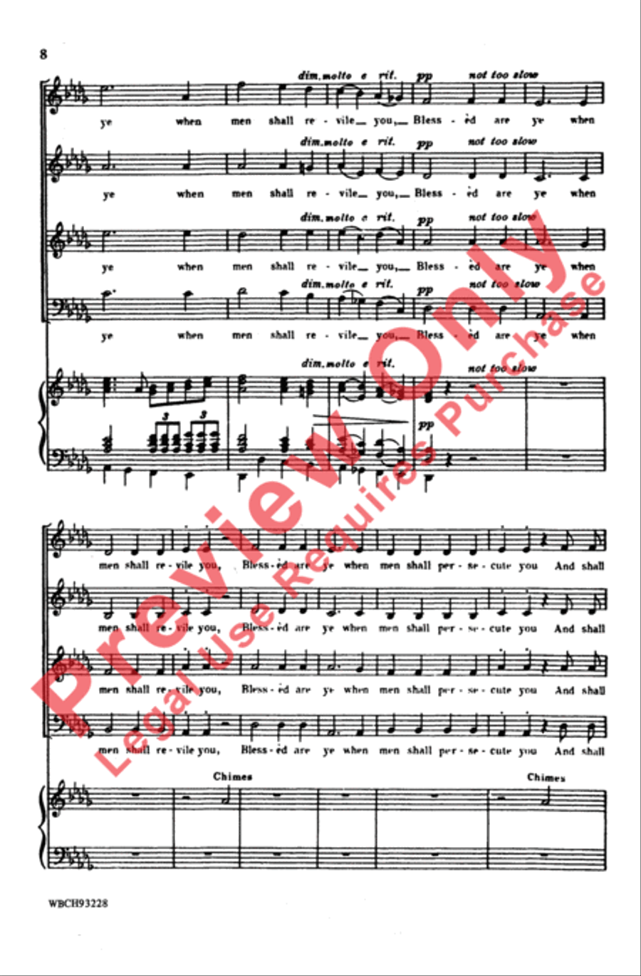 Beatitudes Beatitudes 4-Part scores gallery preview page 7
