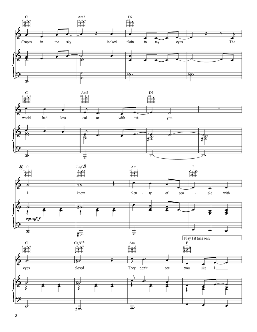 Darling I Do Piano, Vocal, Guitar scores gallery preview page 2
