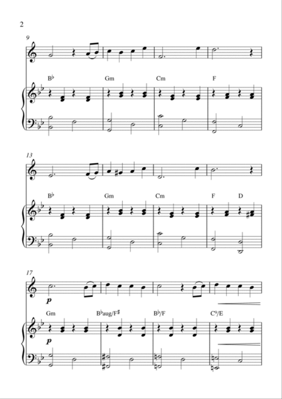 More (ti Guarderò Nel Cuore) Tenor Saxophone scores gallery preview page 2