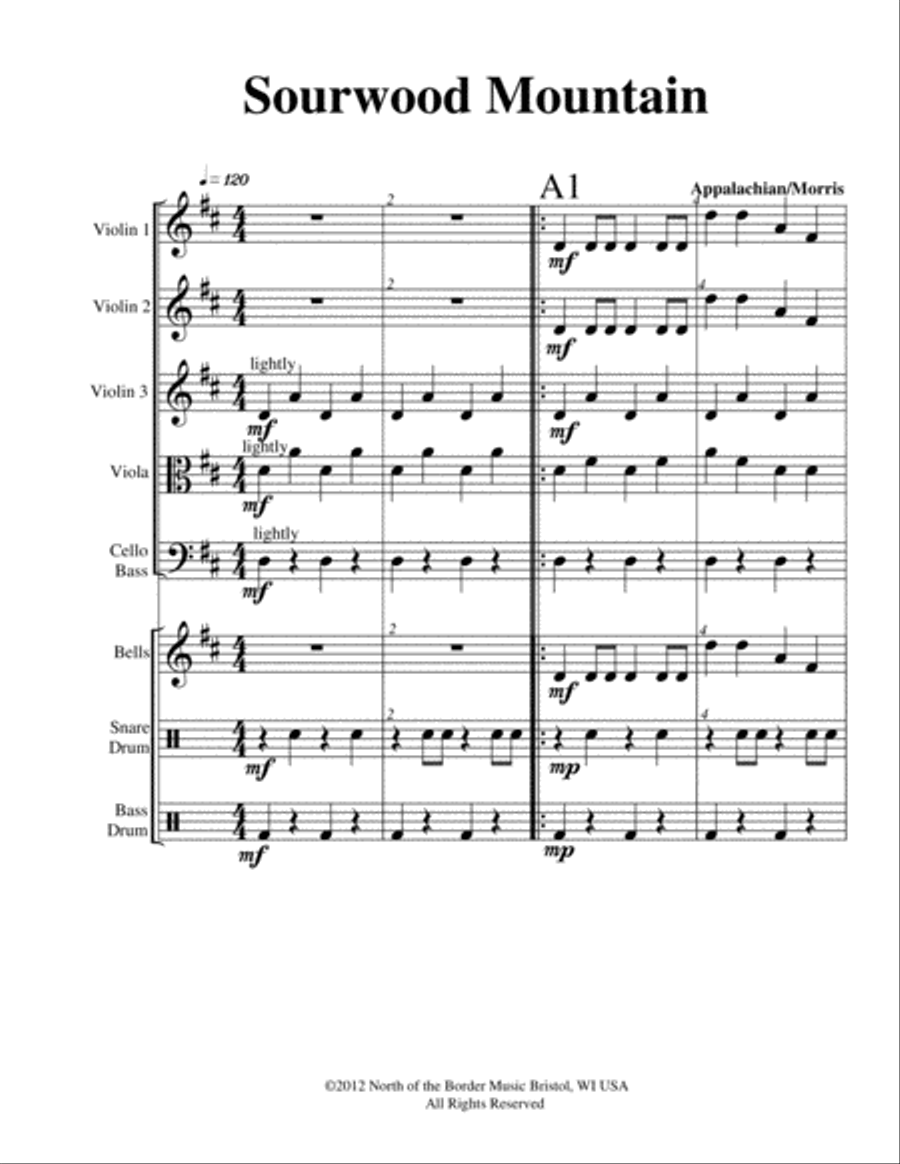 Sourwood Mountain String Orchestra scores gallery preview page 2