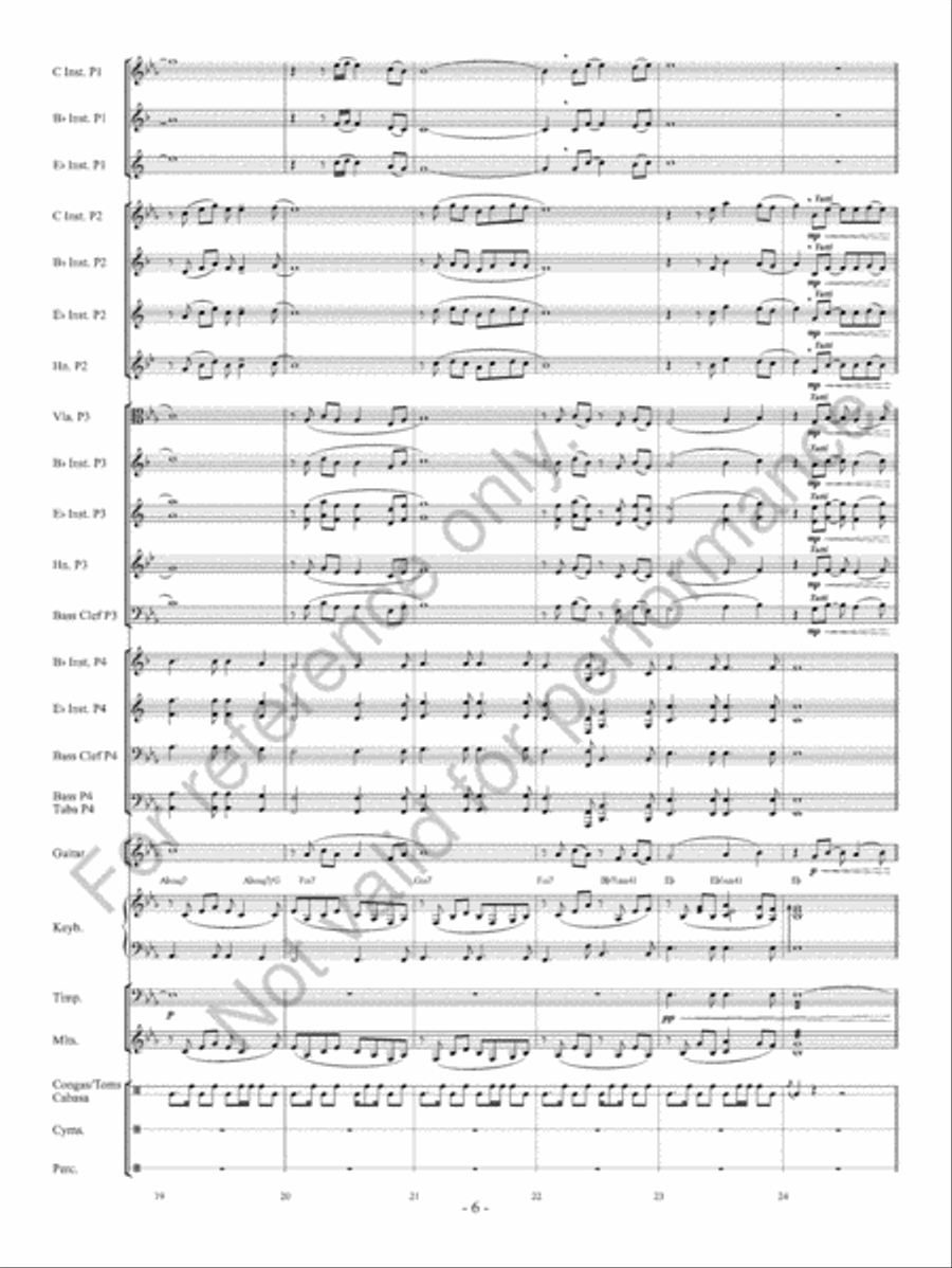 The Water Is Wide The Water Is Wide Concert Band scores gallery preview page 7