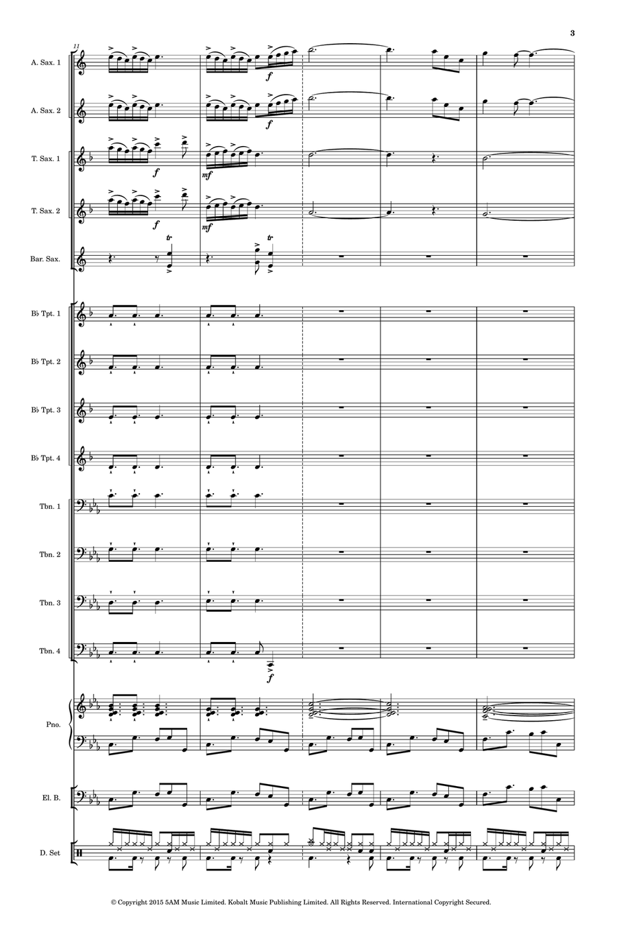 Overture Jazz Ensemble scores gallery preview page 3