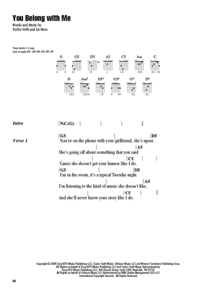 Taylor Swift - Strum & Sing Guitar by Taylor Swift Electric Guitar - Sheet Music