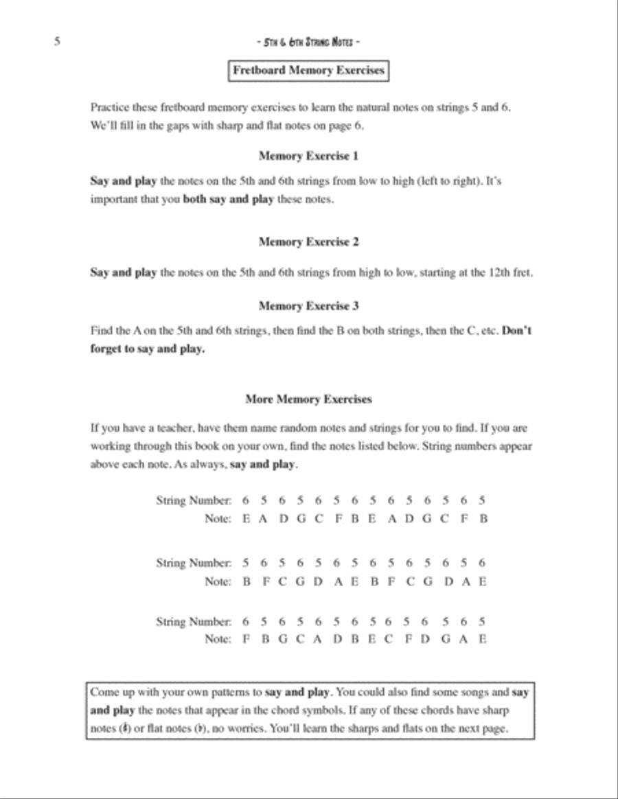 Three-Note Jazz Guitar Chords Electric Guitar scores gallery preview page 5