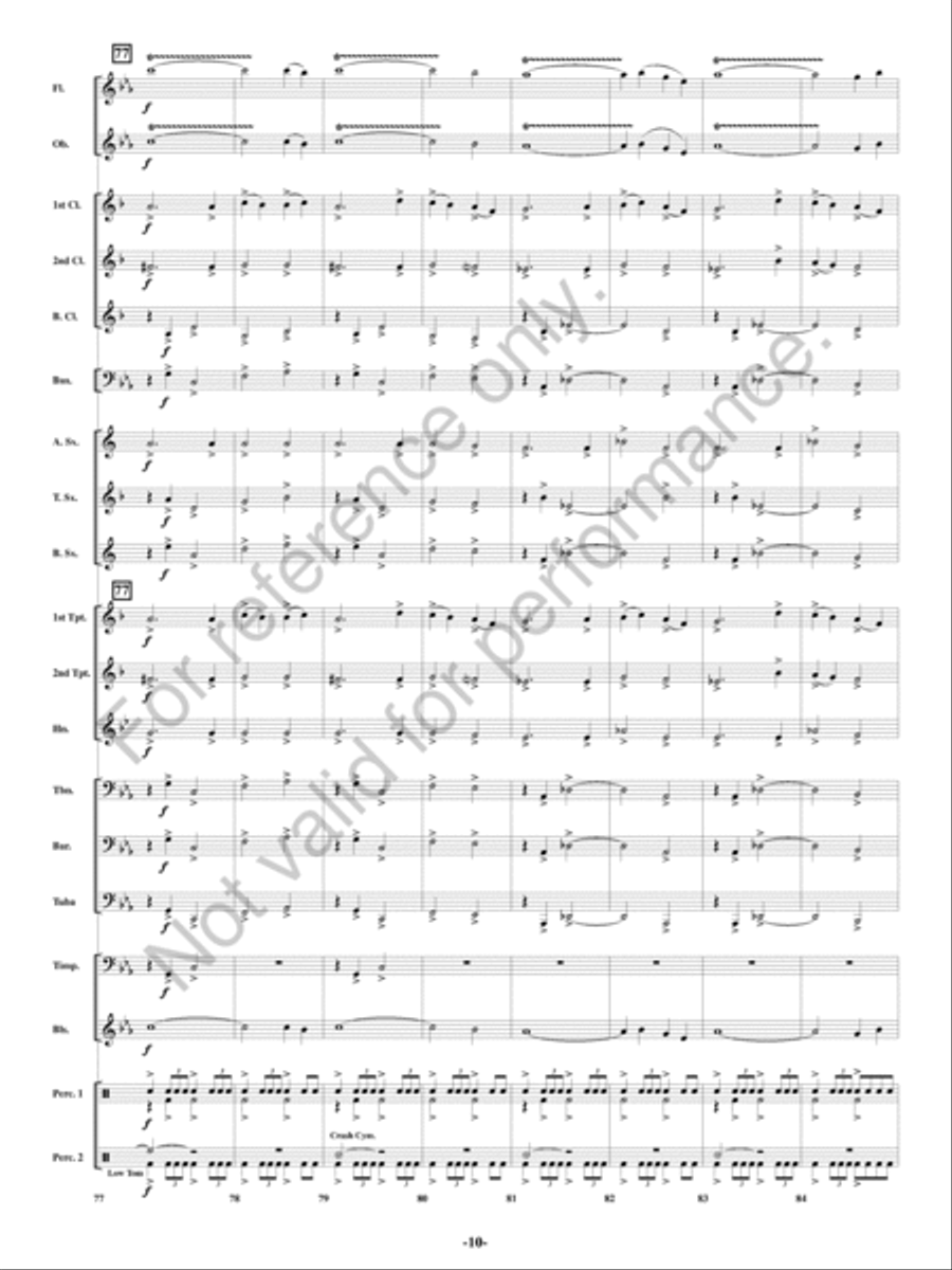 Zeal Zeal Concert Band scores gallery preview page 11