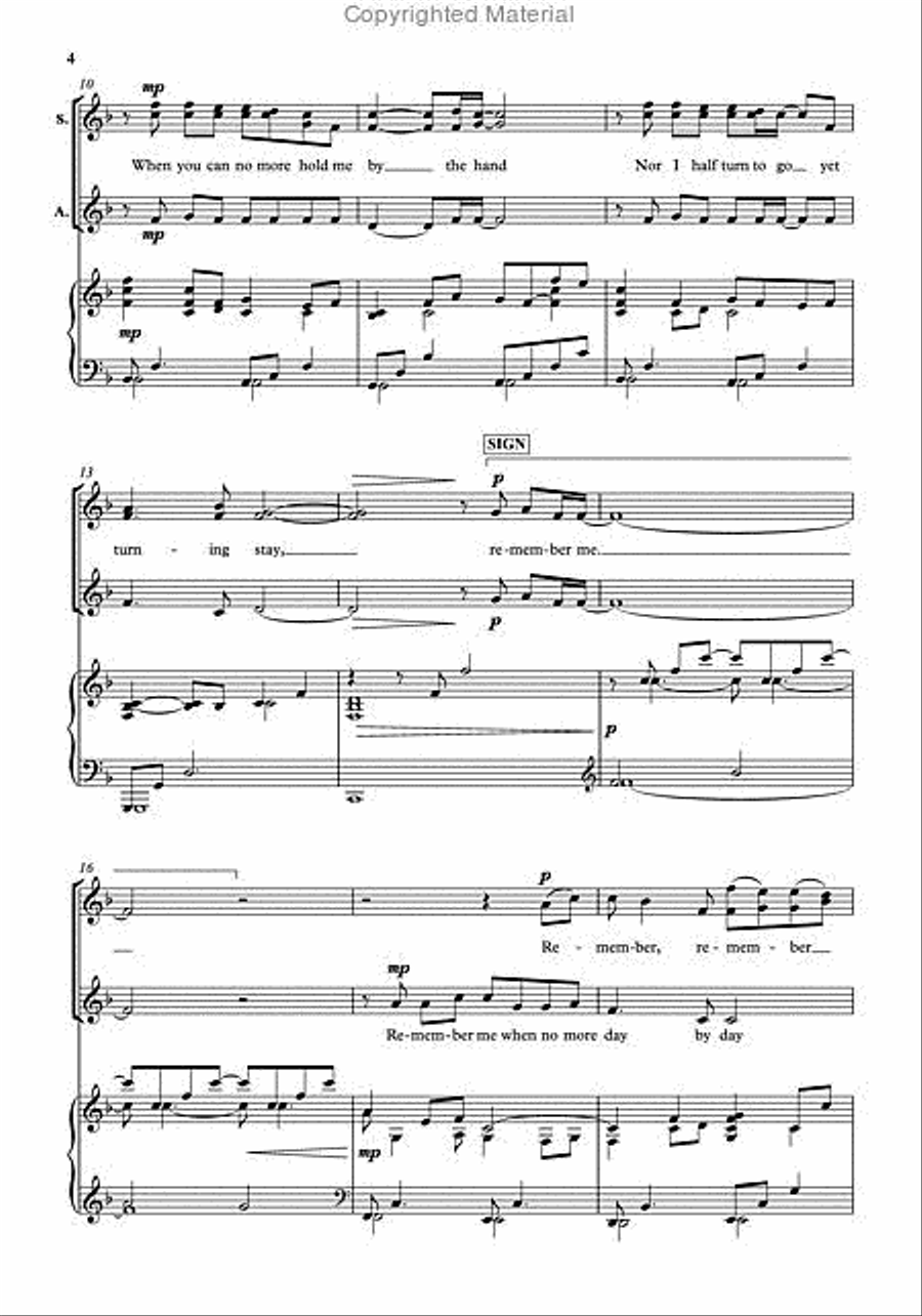 Remember me Remember me SSA scores gallery preview page 3