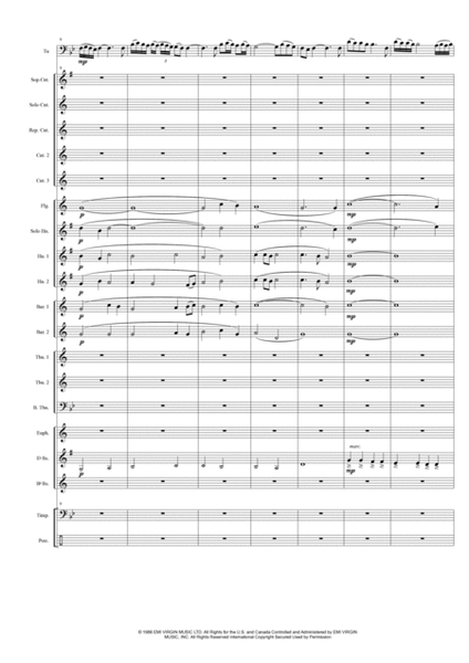 Gabriel's Oboe - Score Only