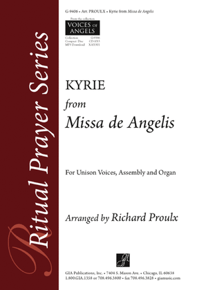 Book cover for Kyrie from "Missa de Angelis"