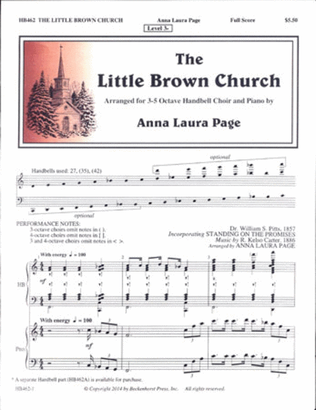 Book cover for The Little Brown Church (full score)