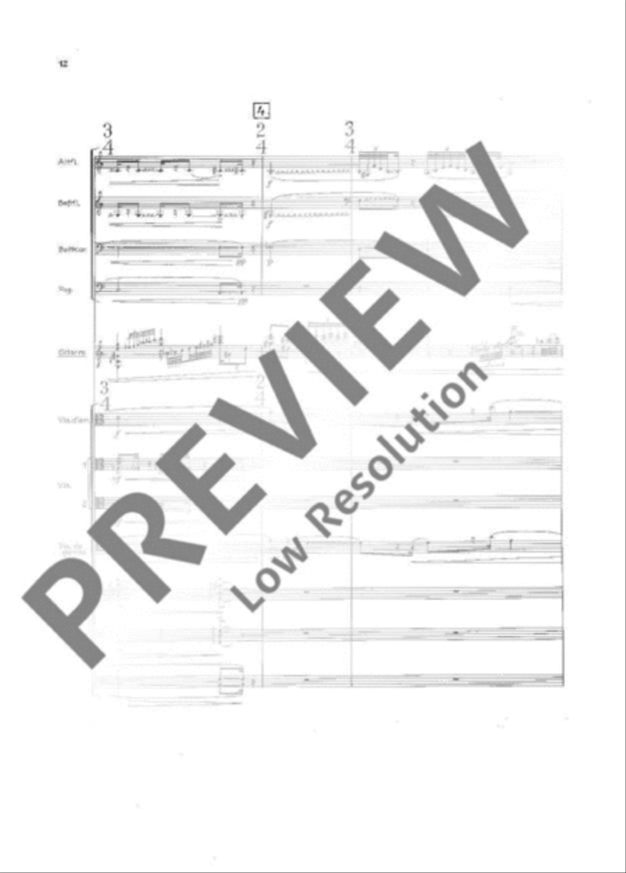 Ode an eine Äolsharfe Ode an eine Äolsharfe Bassoon scores gallery preview page 19