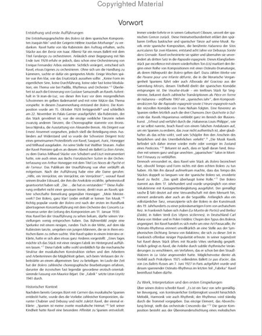Bolero Bolero Orchestra scores gallery preview page 3