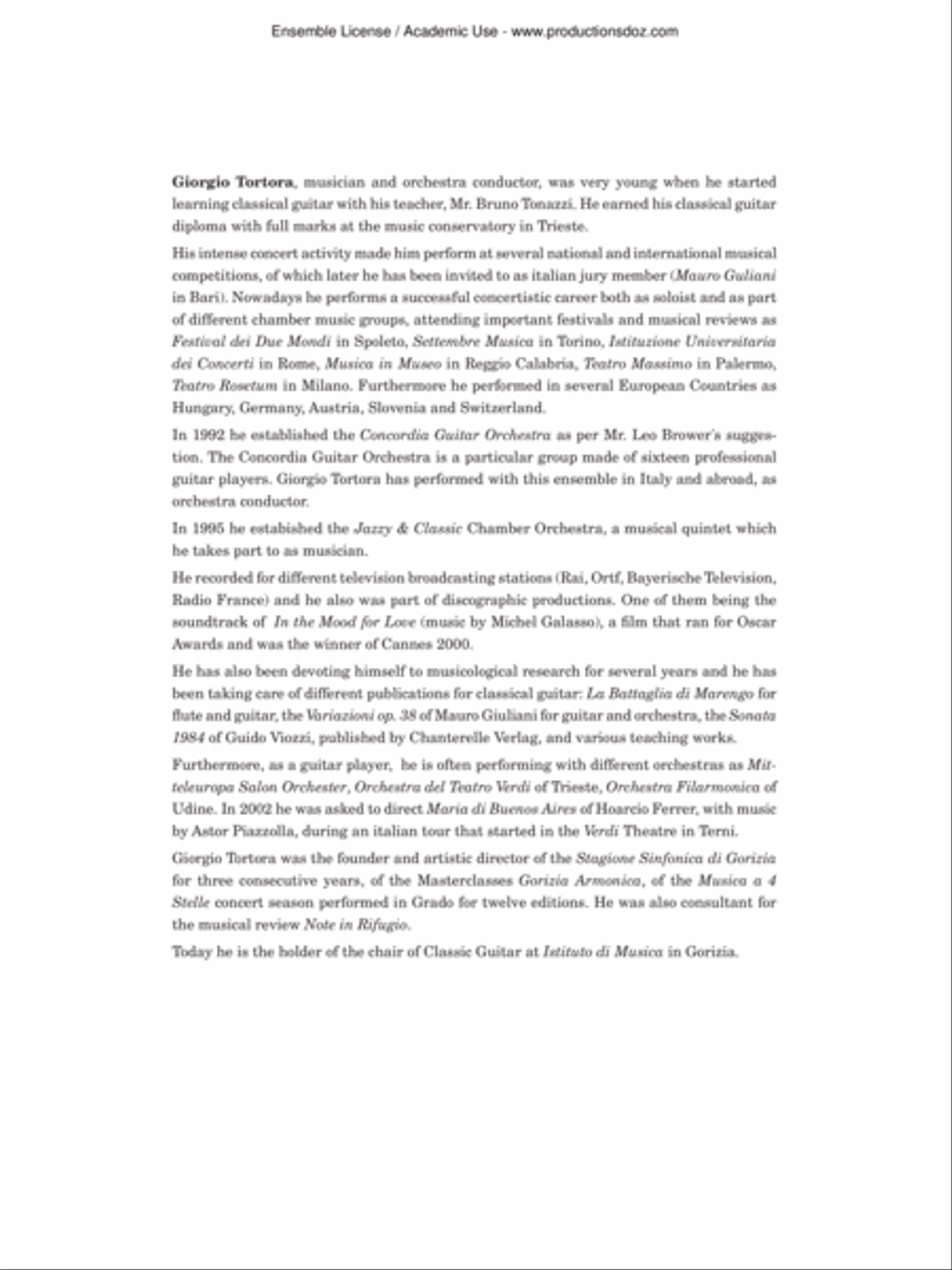 Le Cirque Classical Guitar scores gallery preview page 2