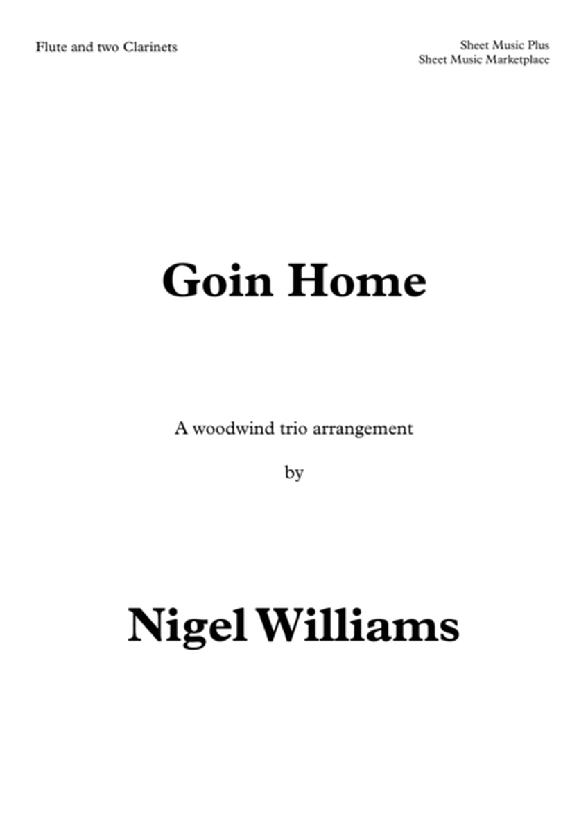 Goin Home, for Woodwind Trio image number null