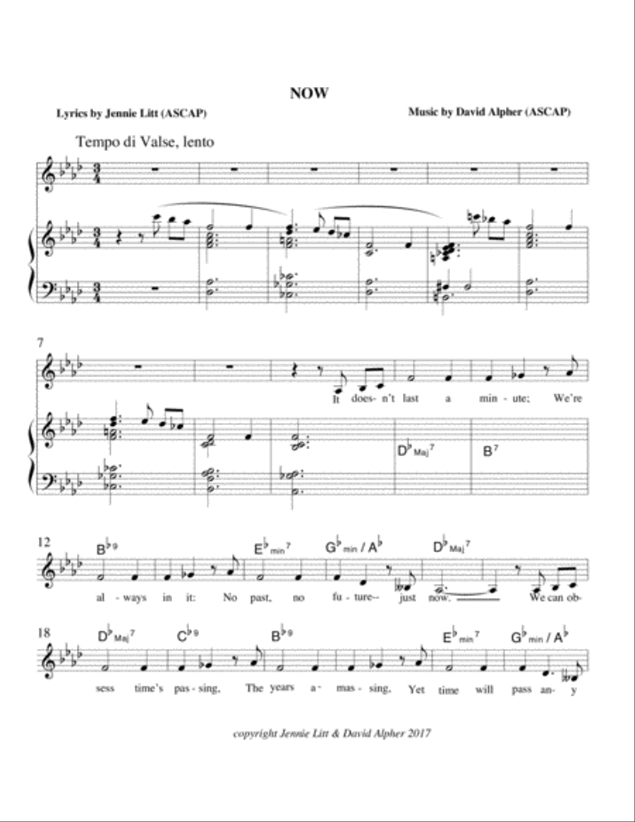 Now Now Voice scores gallery preview page 1