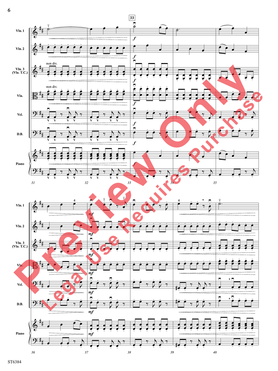 Forever Joyful! Forever Joyful! String Orchestra scores gallery preview page 7