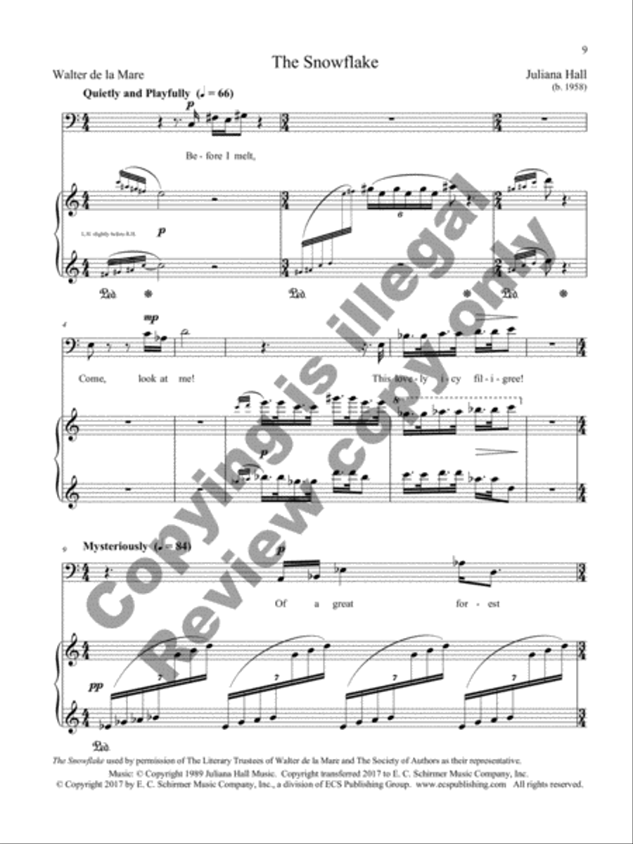 Winter Windows Baritone Voice scores gallery preview page 7