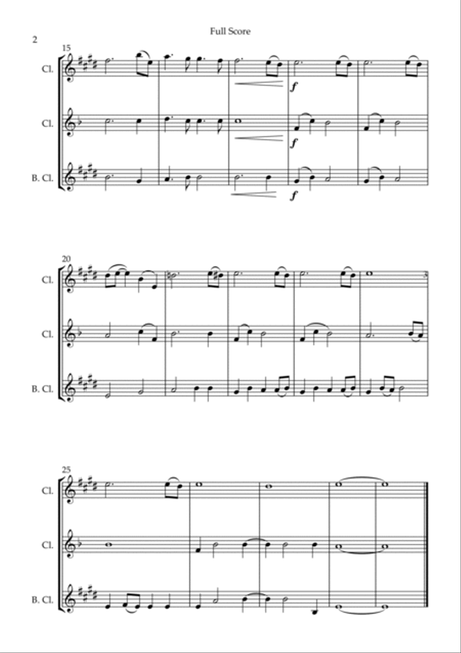 Jurassic Park Iii Woodwind Trio scores gallery preview page 2