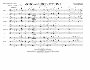 Motown Production 2 (arr. Tom Wallace) - Wind Score