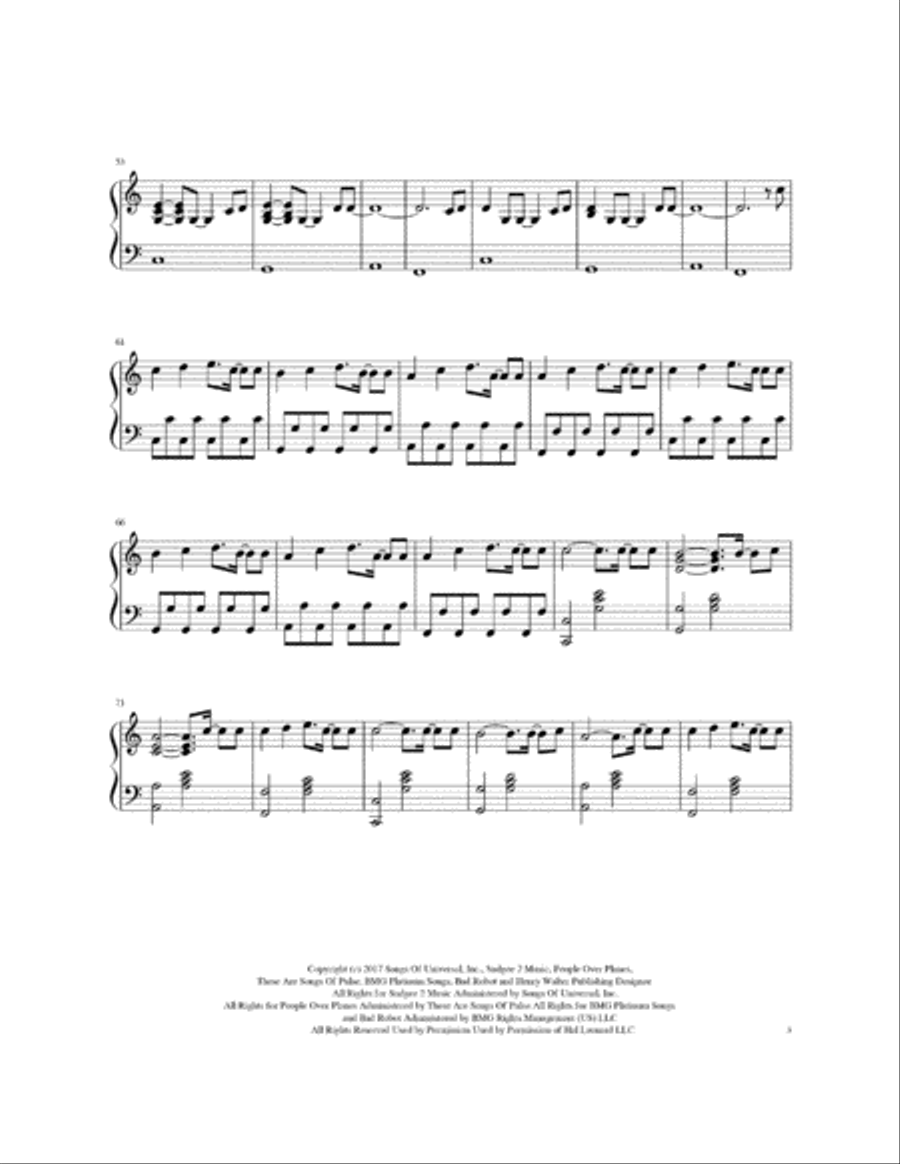 Girls Like You Harp scores gallery preview page 4
