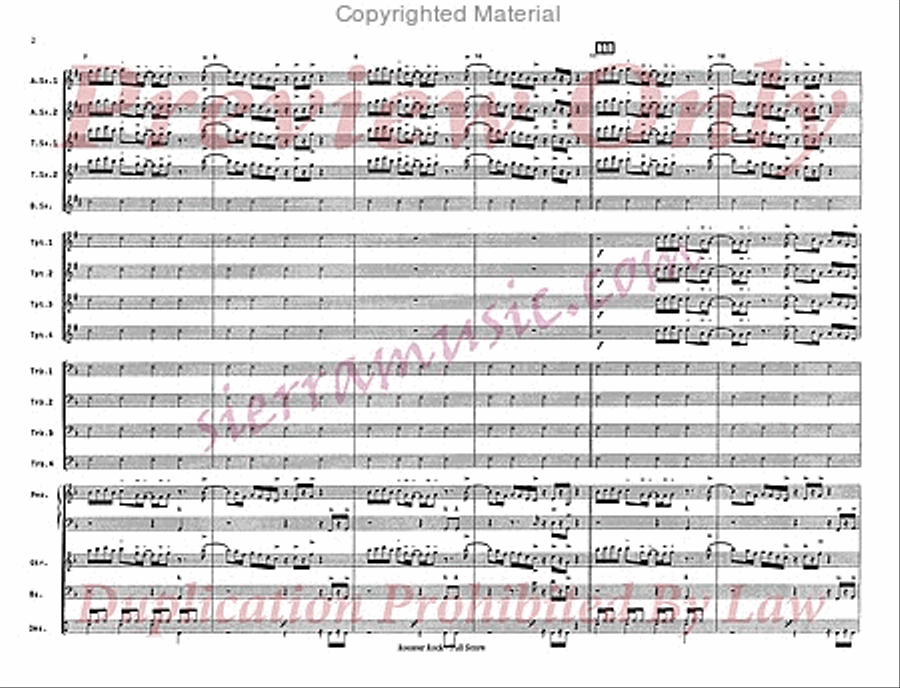 Rooster Parade Big Band scores gallery preview page 3