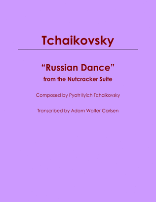 Russian Dance from the Nutcracker Suite