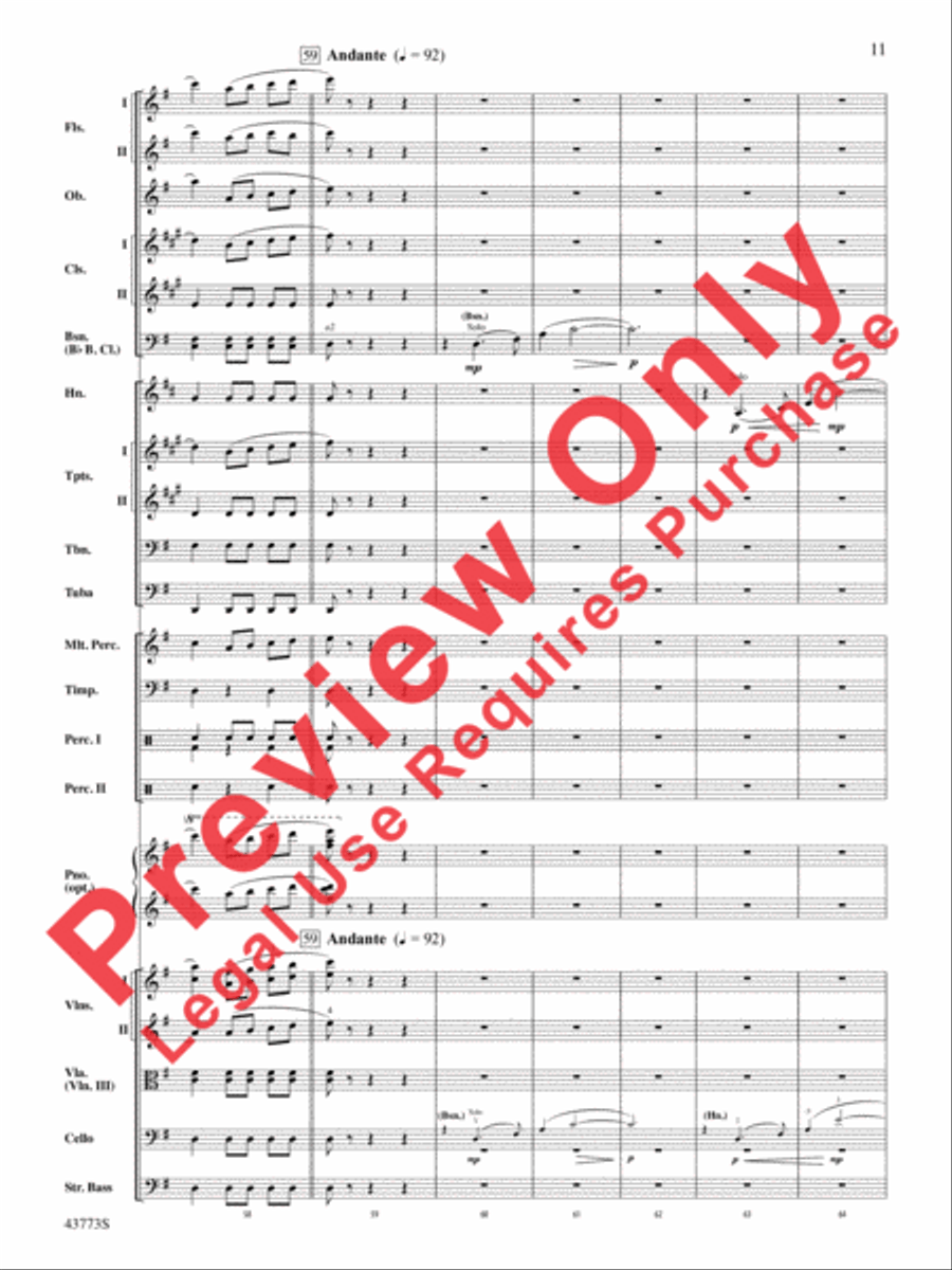 The Beautiful Galatea Full Orchestra scores gallery preview page 12