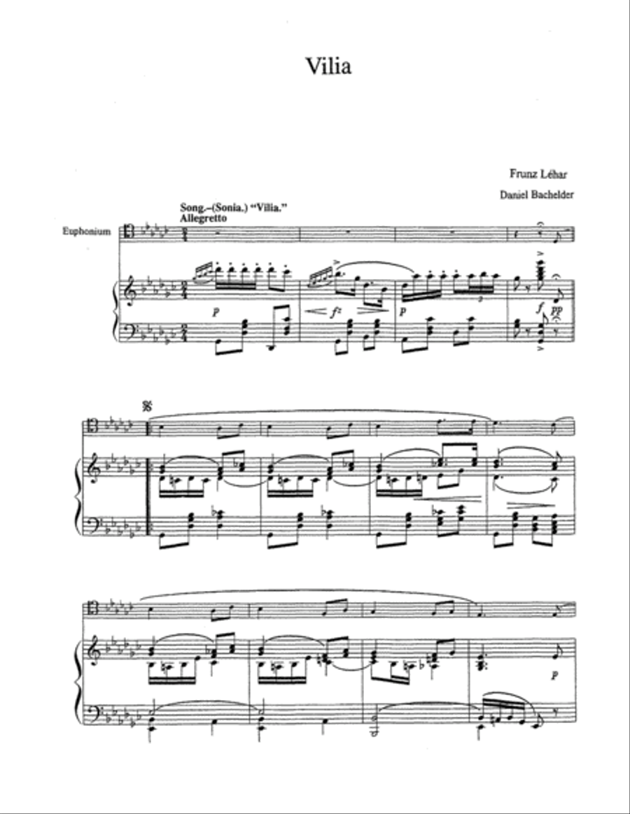 Vilia Euphonium scores gallery preview page 2