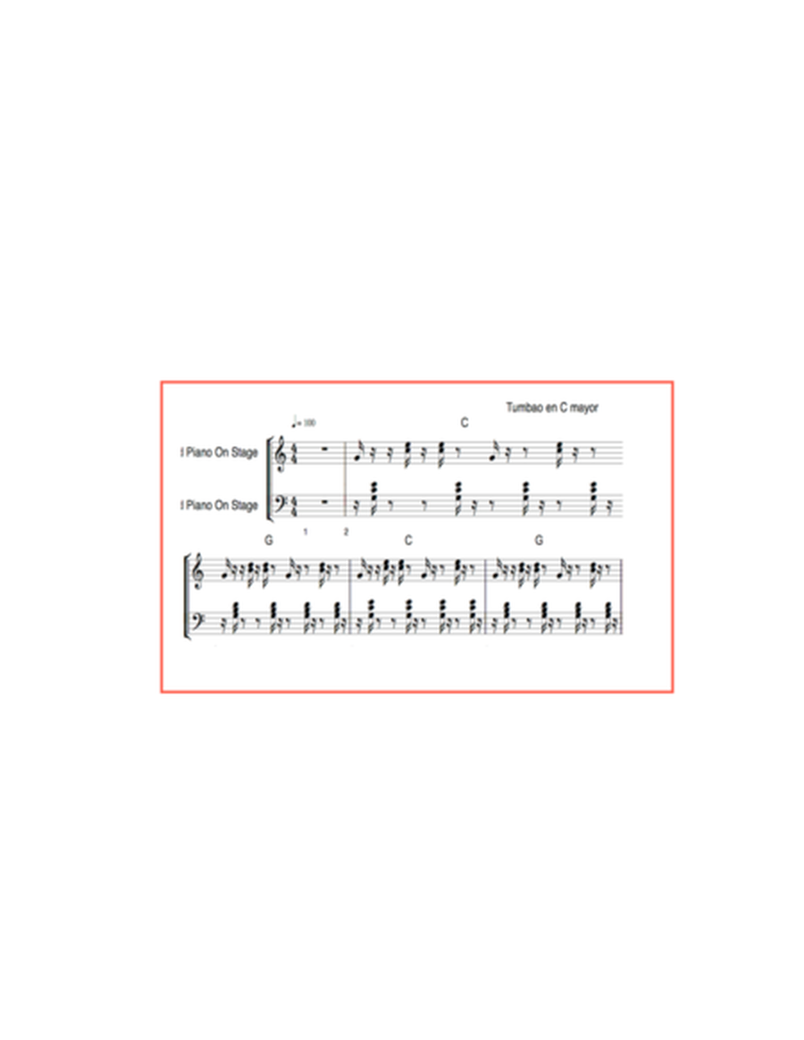 Tumbao piano merengue en C image number null