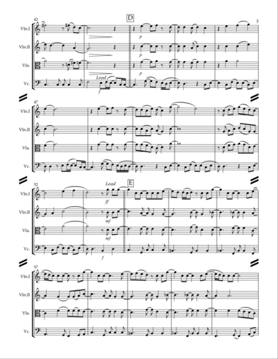 Holy Is The Lord Woodwind Quartet scores gallery preview page 4