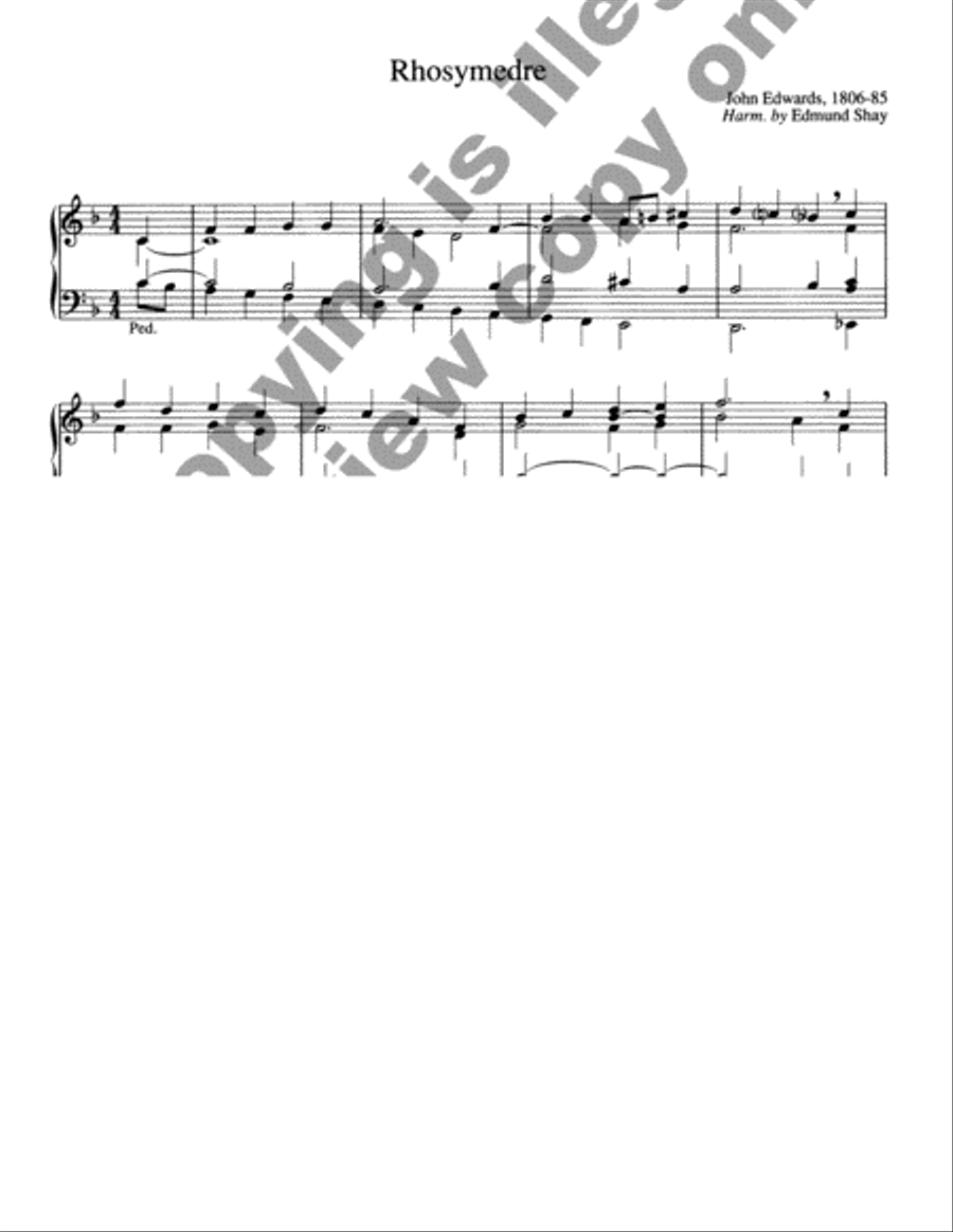 Hymn Harmonizations, Set 3 Organ scores gallery preview page 36